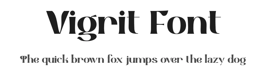 Vigrit Font by roomspace.cl — Serif Font