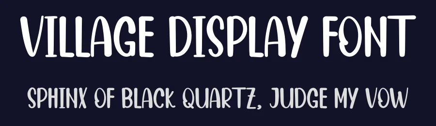 Village Display Font by inermediaSTUDIO — Display Font — thumbnail 2