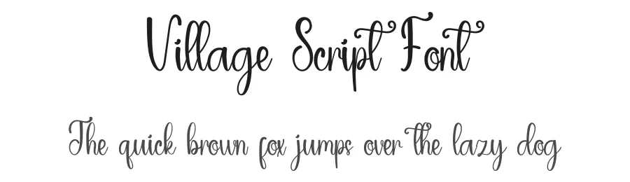 Village Script Font by inermediaSTUDIO — Script Handwritten Font