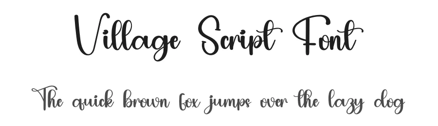 Village Script Font by inermediaSTUDIO — Script Handwritten Font