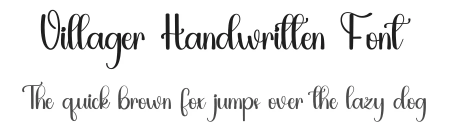 Villager Handwritten Font by inermediaSTUDIO — Script Handwritten Font