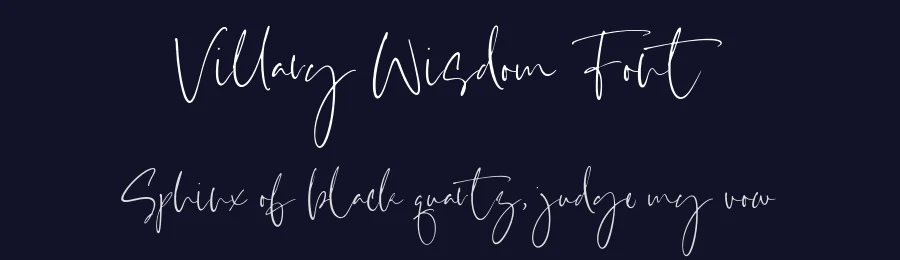 Villary Wisdom Font by Timur type — Script Handwritten Font — thumbnail 2
