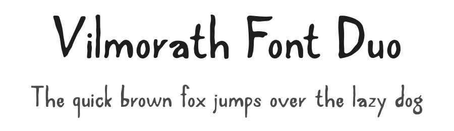 Vilmorath Font Duo by NDNL Studio — Script Handwritten Font