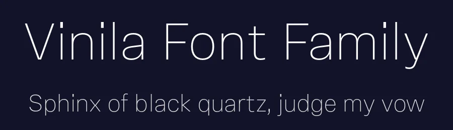 Vinila Font Family by Plau — Sans Serif Font — thumbnail 2