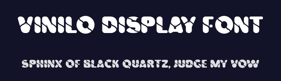 Vinilo Display Font by serifchocolate — Display Font — thumbnail 2