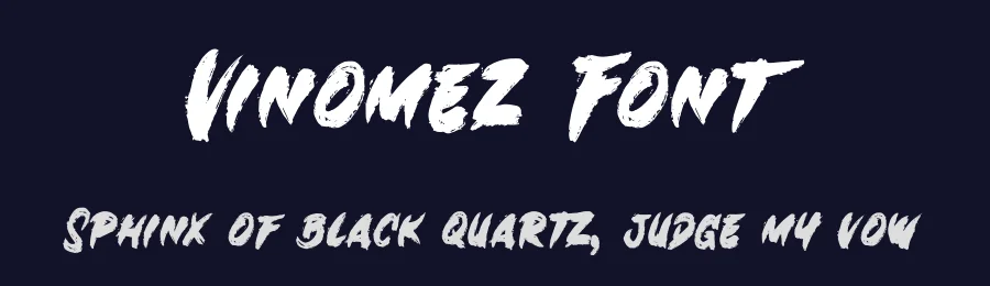 Vinomez Font by Dhabee — Script Handwritten Font — thumbnail 2