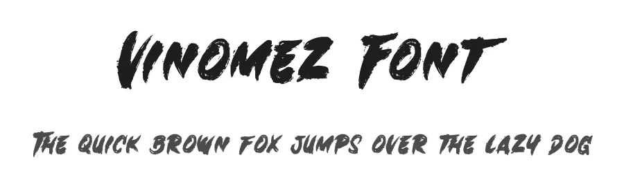 Vinomez Font by Dhabee — Script Handwritten Font