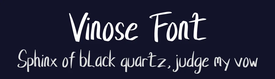 Vinose Font by khalwastudio — Script Handwritten Font — thumbnail 2