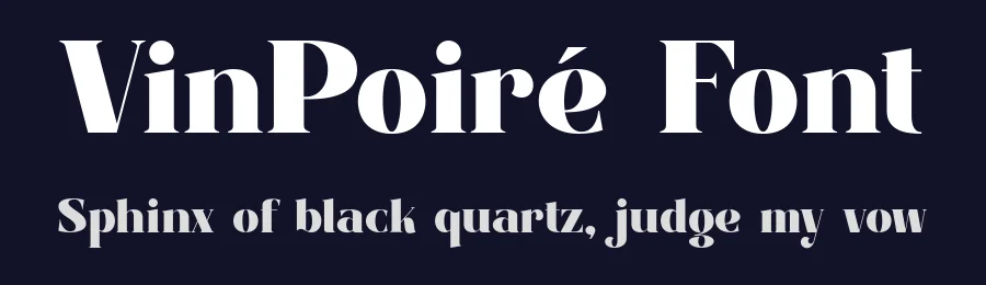 VinPoiré Font by ClevUs — Serif Font — thumbnail 2