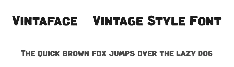 Vintaface – Vintage Style Font by Puri Creative — Sans Serif Font