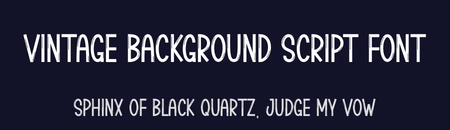 Vintage Background Script Font by creativeletter — Decorative Font — thumbnail 2