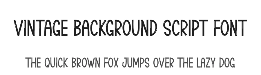 Vintage Background Script Font by creativeletter — Decorative Font