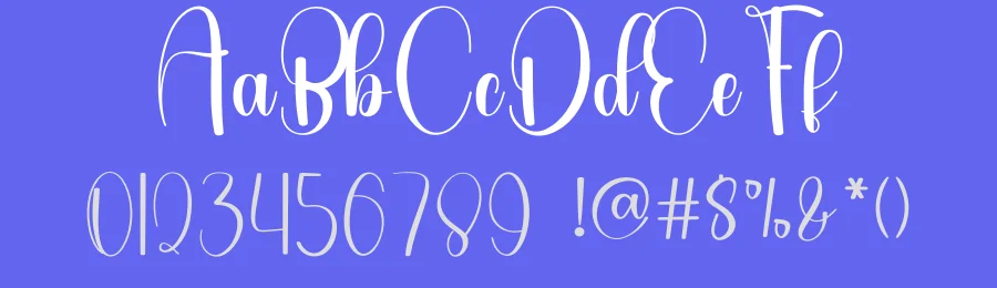 Vintage Barbie Calligraphy Font by freshtypeink — Script Handwritten Font — thumbnail 3