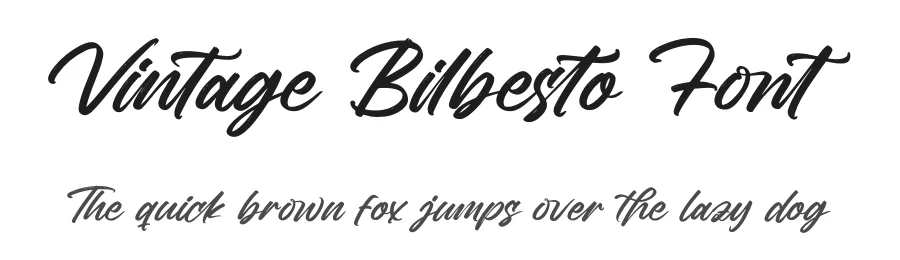 Vintage Bilbesto Font by letterenastudios — Script Handwritten Font