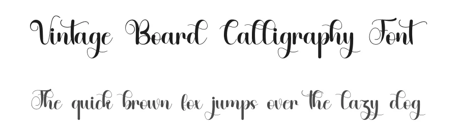 Vintage Board Calligraphy Font by inermediaSTUDIO — Script Handwritten Font