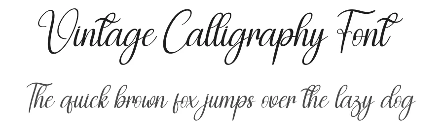 Vintage Calligraphy Font by andikastudio — Script Handwritten Font