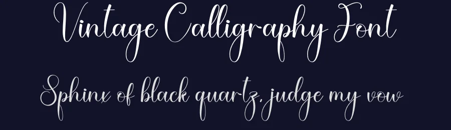 Vintage Calligraphy Font by creativeletter — Script Handwritten Font — thumbnail 2