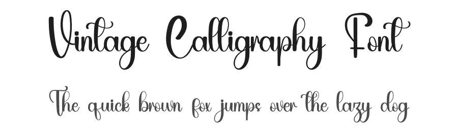 Vintage Calligraphy Font by inermediaSTUDIO — Script Handwritten Font