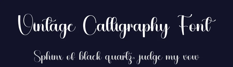 Vintage Calligraphy Font by freshtypeink — Script Handwritten Font — thumbnail 2