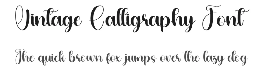 Vintage Calligraphy Font by andikastudio — Script Handwritten Font