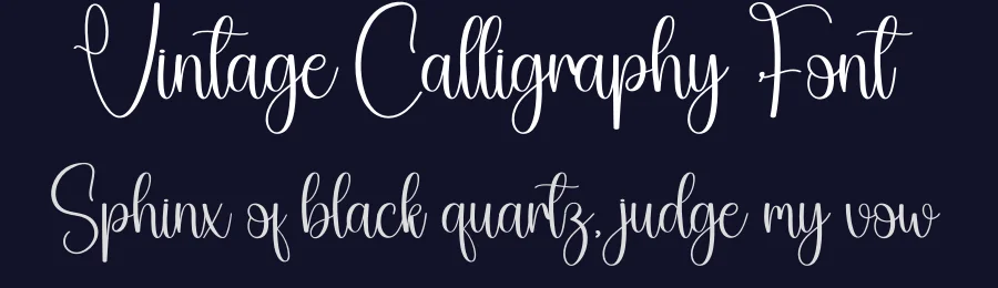 Vintage Calligraphy Font by creativeletter — Script Handwritten Font — thumbnail 2