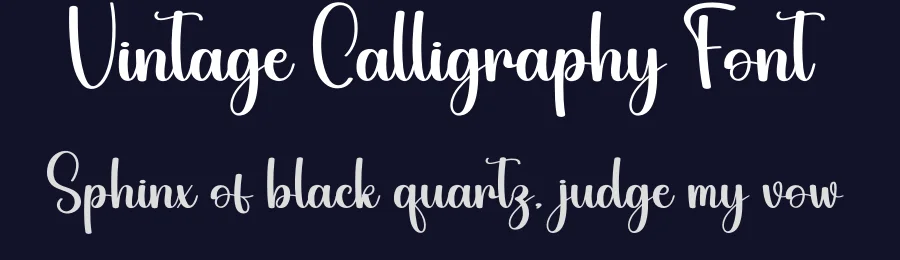 Vintage Calligraphy Font by creativeletter — Script Handwritten Font — thumbnail 2