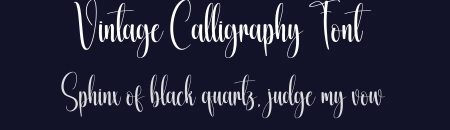 Vintage Calligraphy Font by creativeletter — Script Handwritten Font — thumbnail 2