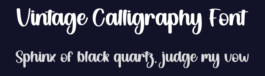 Vintage Calligraphy Font by andikastudio — Script Handwritten Font — thumbnail 2