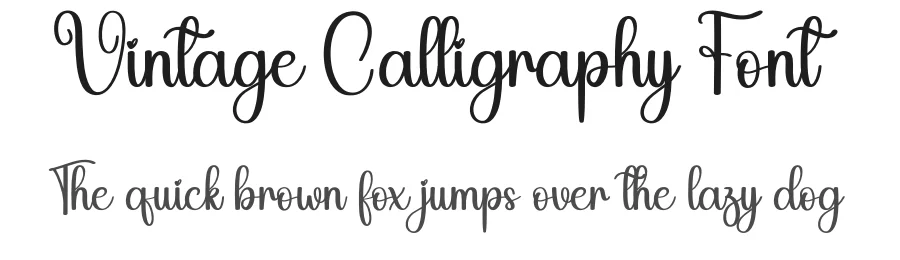 Vintage Calligraphy Font by andikastudio — Script Handwritten Font