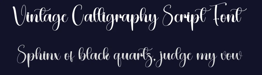 Vintage Calligraphy Script Font by creativeletter — Script Handwritten Font — thumbnail 2