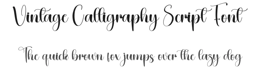 Vintage Calligraphy Script Font by creativeletter — Script Handwritten Font