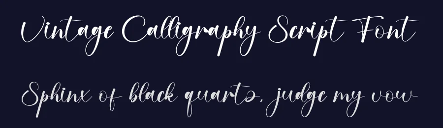 Vintage Calligraphy Script Font by creativeletter — Script Handwritten Font — thumbnail 2