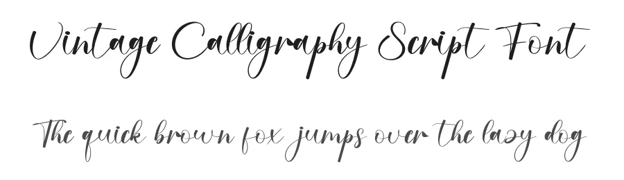 Vintage Calligraphy Script Font by creativeletter — Script Handwritten Font