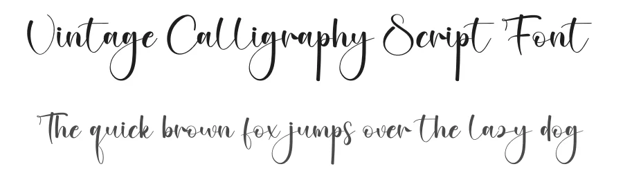 Vintage Calligraphy Script Font by creativeletter — Script Handwritten Font