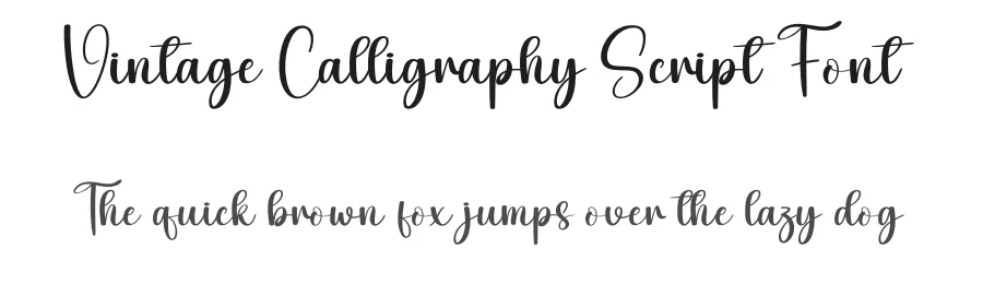 Vintage Calligraphy Script Font by creativeletter — Script Handwritten Font