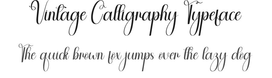 Vintage Calligraphy Typeface by andikastudio — Script Handwritten Font
