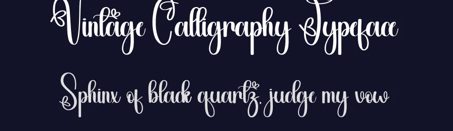Vintage Calligraphy Typeface by andikastudio — Script Handwritten Font — thumbnail 2
