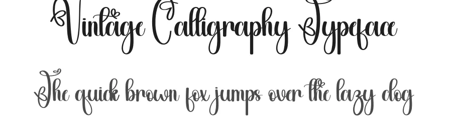 Vintage Calligraphy Typeface by andikastudio — Script Handwritten Font
