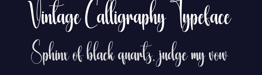 Vintage Calligraphy Typeface by creativeletter — Script Handwritten Font — thumbnail 2