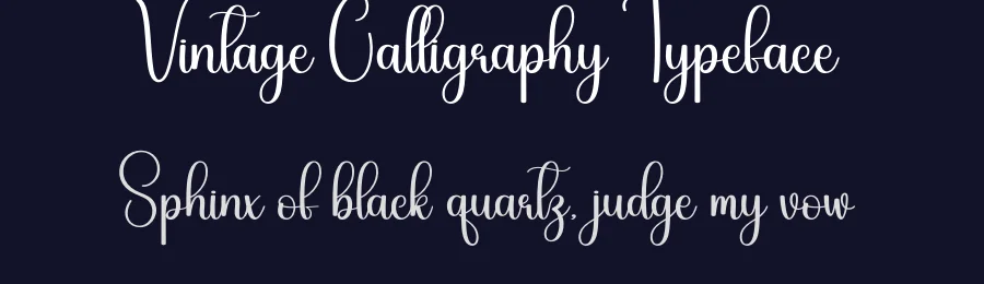 Vintage Calligraphy Typeface by andikastudio — Script Handwritten Font — thumbnail 2