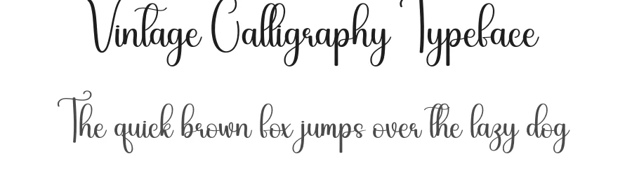Vintage Calligraphy Typeface by andikastudio — Script Handwritten Font
