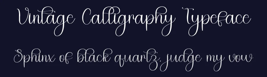 Vintage Calligraphy Typeface by inermediaSTUDIO — Script Handwritten Font — thumbnail 2