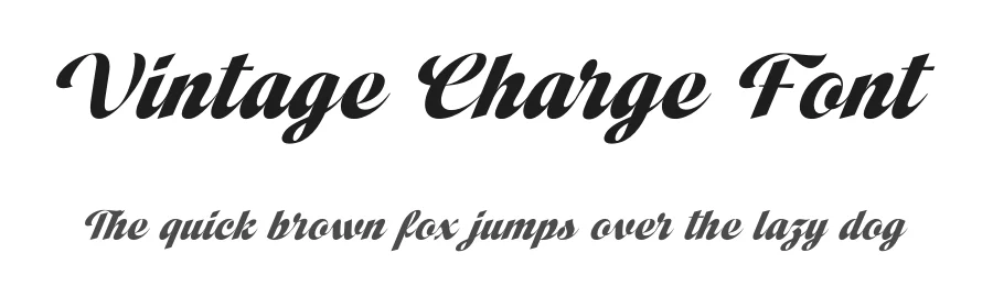 Vintage Charge Font by timelesstype.co — Display Font