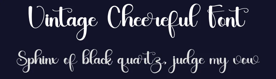 Vintage Cheereful Font by inermediaSTUDIO — Script Handwritten Font — thumbnail 2