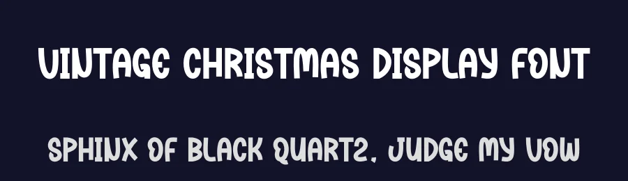 Vintage Christmas Display Font by andikastudio — Display Font — thumbnail 2