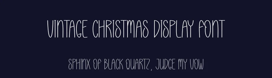 Vintage Christmas Display Font by andikastudio — Display Font — thumbnail 2