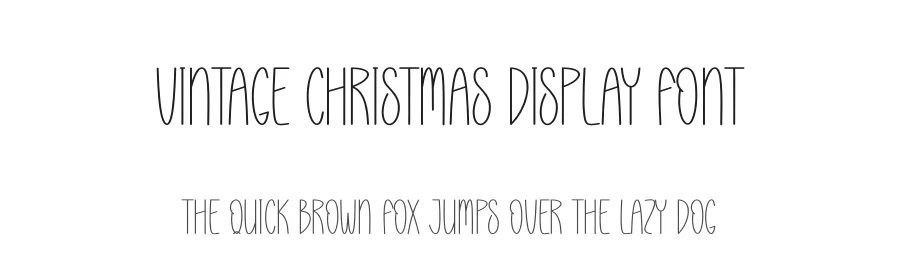 Vintage Christmas Display Font by andikastudio — Display Font