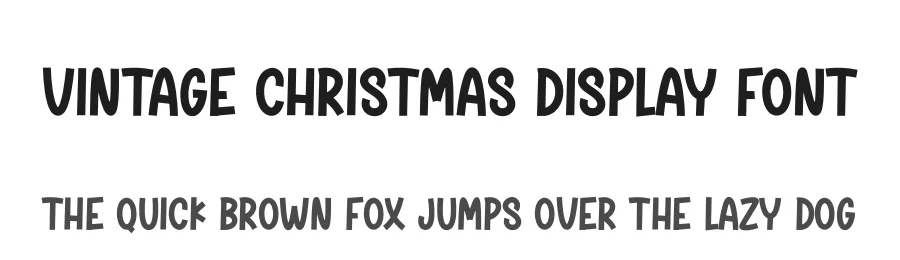 Vintage Christmas Display Font by andikastudio — Display Font
