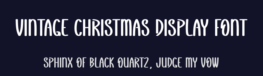 Vintage Christmas Display Font by andikastudio — Script Handwritten Font — thumbnail 2