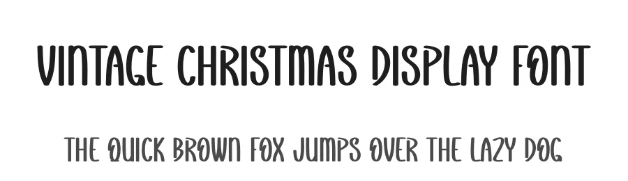 Vintage Christmas Display Font by andikastudio — Script Handwritten Font